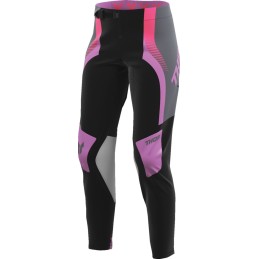 Pantalón mujer Thor Sportmode Velocity negro / orquídea