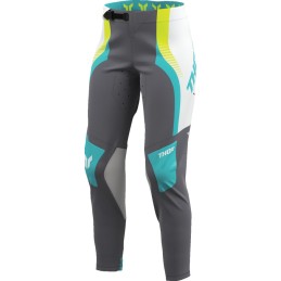 Pantalón mujer Thor Sportmode Velocity gris / aguamarina