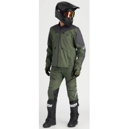 Chaqueta Thor Terrain verde militar / gris oscuro