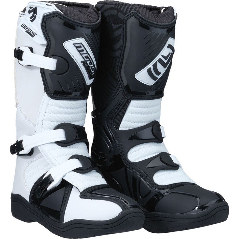 Botas MX infantiles Moose Racing M1.3 blanco / negro - 3411-0430