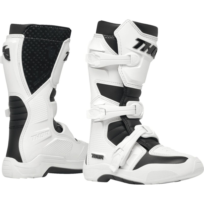 Botas MX infantiles Thor Blitz XR blanco / negro