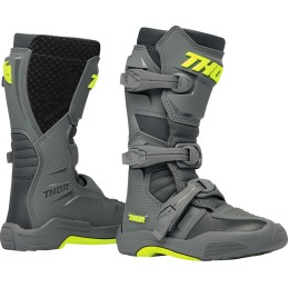 Botas MX infantiles Thor Blitz XR gris / gris oscuro