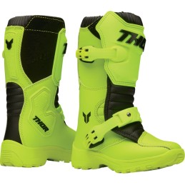 Botas MX infantiles Thor Mini Blitz XR amarillo flúor