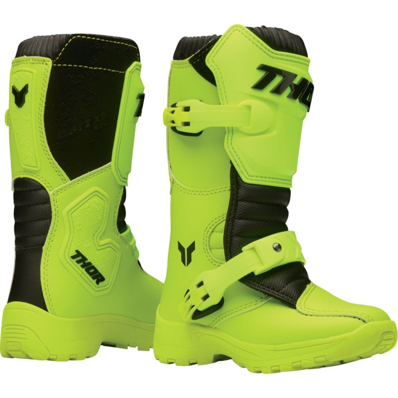 Botas MX infantiles Thor Mini Blitz XR amarillo flúor