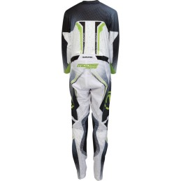 Camiseta infantil Moose Racing Qualifier blanco / negro / verde