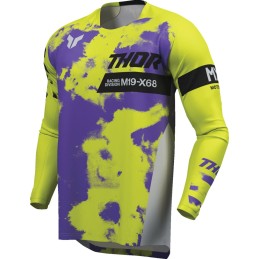 Camiseta infantil Thor Launchmode Bleach gris / amarillo flúor