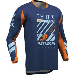 Camiseta infantil Thor Launchmode Futura azul marino / naranja