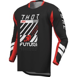 Camiseta infantil Thor Launchmode Futura negro / rojo