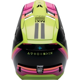Casco infantil Thor Fleet Defy negro / amarillo flúor
