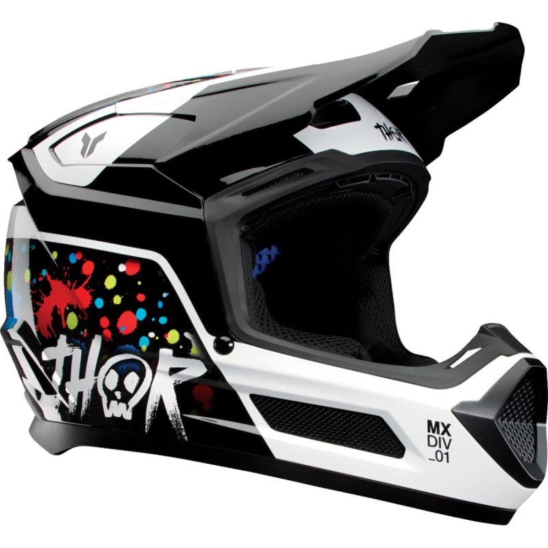Casco infantil Thor Fleet Splat negro