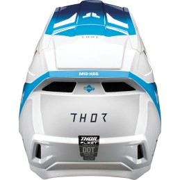 Casco infantil Thor Fleet Storm blanco / azul marino