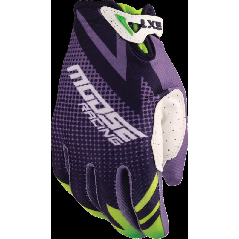 Guantes infantiles Moose Racing SX1 morado / verde