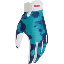 Guantes infantiles Thor Launchmode Bleach blanco / aguamarina
