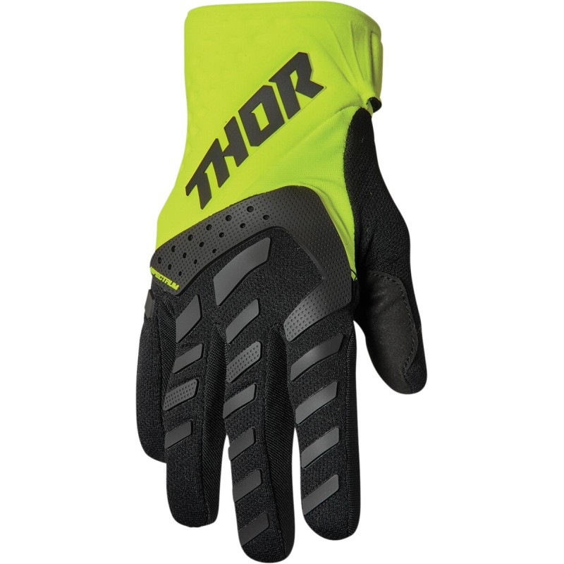 Guantes infantiles Thor Spectrum YT negro / amarillo flúor