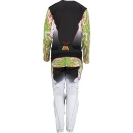 Pantalón infantil Moose Racing Agroid verde / rojo / negro