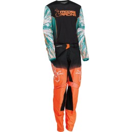 Pantalón infantil Moose Racing Agroid turquesa / naranja / negro