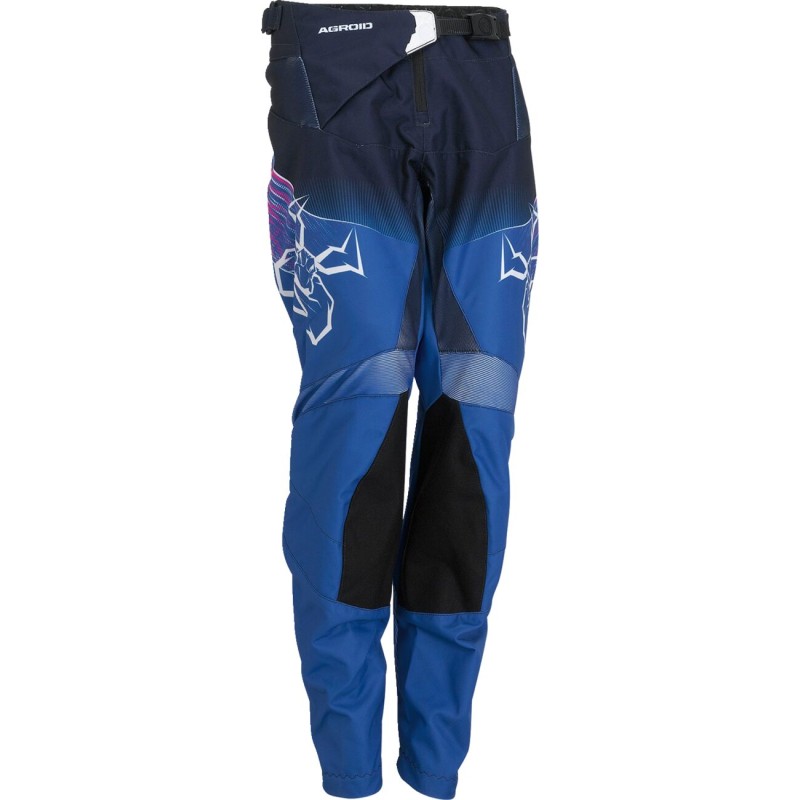 Pantalón infantil Moose Racing Agroid rosa / azul