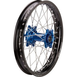 Rueda trasera completa 2.15x18 negra / azul Moose Racing Husqvarna