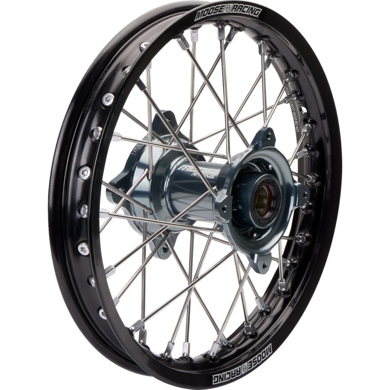 Rueda trasera completa 1.60x14 negra / gris Moose Racing KTM