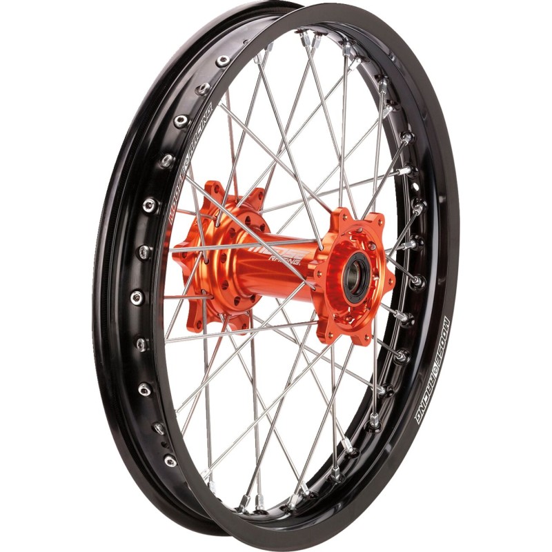 Rueda trasera completa 2.15x18 negra / naranja Moose Racing KTM