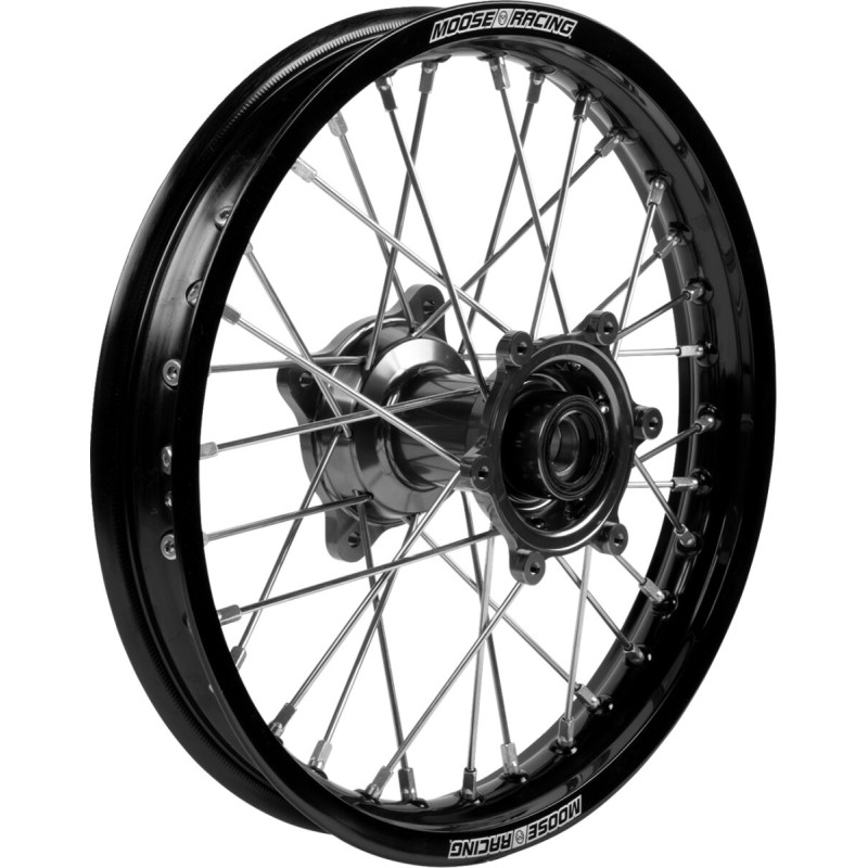Rueda trasera completa 14x1.60 negra / gris Moose Racing KTM desde 2021