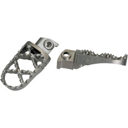 Estriberas Pro de acero inoxidable con desplazamiento trasero de 1/2 pulgada Moose Racing KTM