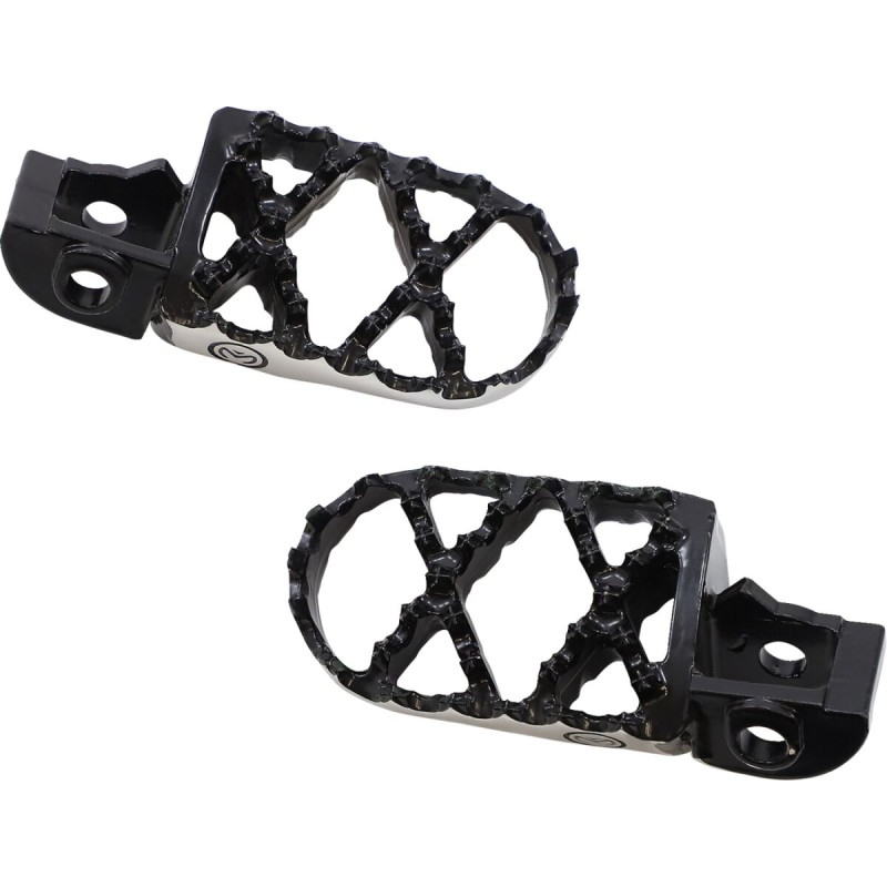 Estriberas Hybrid de acero inoxidable con desplazamiento trasero de 1/2 pulgada Moose Racing KTM