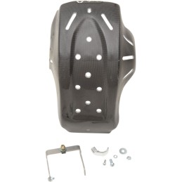 Cubrecárter de carbono y aramida Moose Racing Husqvarna negro - MSP45016