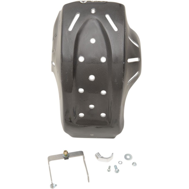 Cubrecárter de carbono y aramida Moose Racing Husqvarna negro - MSP45016