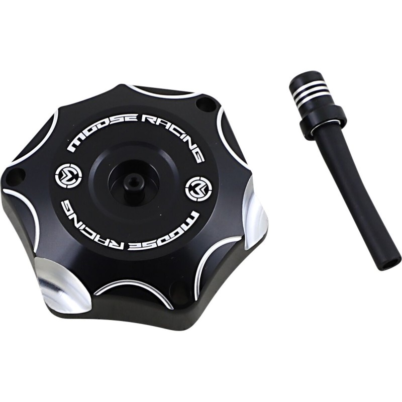 Tapón de depósito de aluminio Moose Racing Beta negro