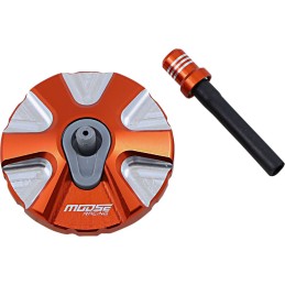 Tapón de depósito de aluminio Moose Racing KTM naranja