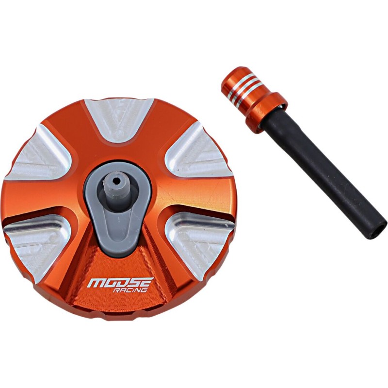 Tapón de depósito de aluminio Moose Racing KTM naranja