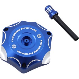 Tapón de depósito de aluminio Moose Racing Yamaha azul - T03-4131L