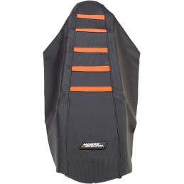 Funda de asiento acanalada Moose Racing KTM negra / naranja - KTM12507-336RT