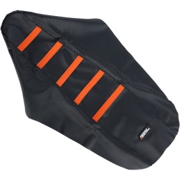 Funda de asiento acanalada Moose Racing KTM negra / naranja - KTM25003-336RT