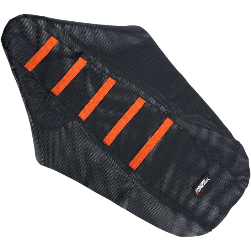 Funda de asiento acanalada Moose Racing KTM negra / naranja - KTM25003-336RT