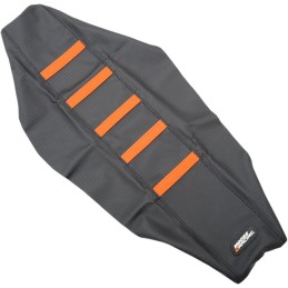 Funda de asiento acanalada Moose Racing KTM negra / naranja - KTM25015-336RT