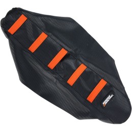 Funda de asiento acanalada Moose Racing KTM negra / naranja - KTM6509-336RT
