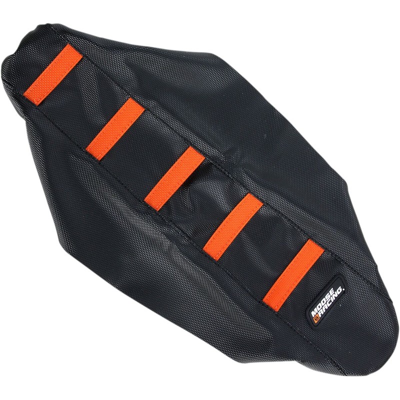 Funda de asiento acanalada Moose Racing KTM negra / naranja - KTM6509-336RT