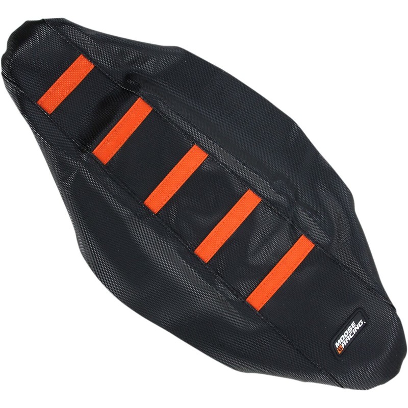 Funda de asiento acanalada Moose Racing KTM negra / naranja - KTM8513-336RT