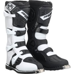 Botas MX Moose Racing Qualifier blancas