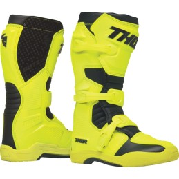 Botas MX Thor Blitz XR amarillo flúor / negras