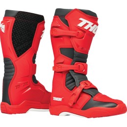 Botas MX Thor Blitz XR rojas / gris oscuro