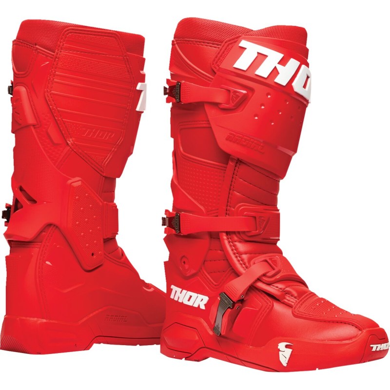 Botas MX Thor Radial rojas