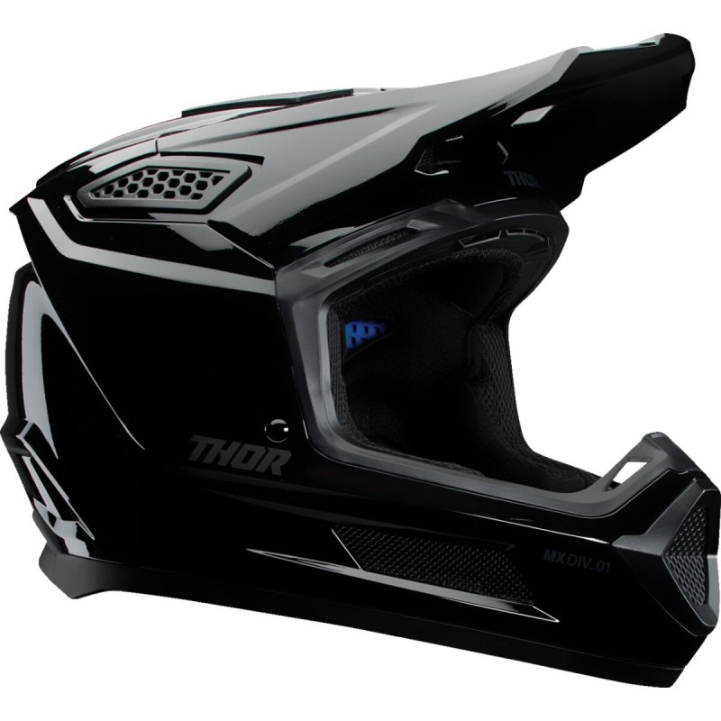 Casco Thor Fleet Blackout negro brillo - 0110-9387