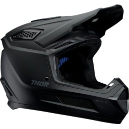 Casco Thor Fleet Blackout negro mate
