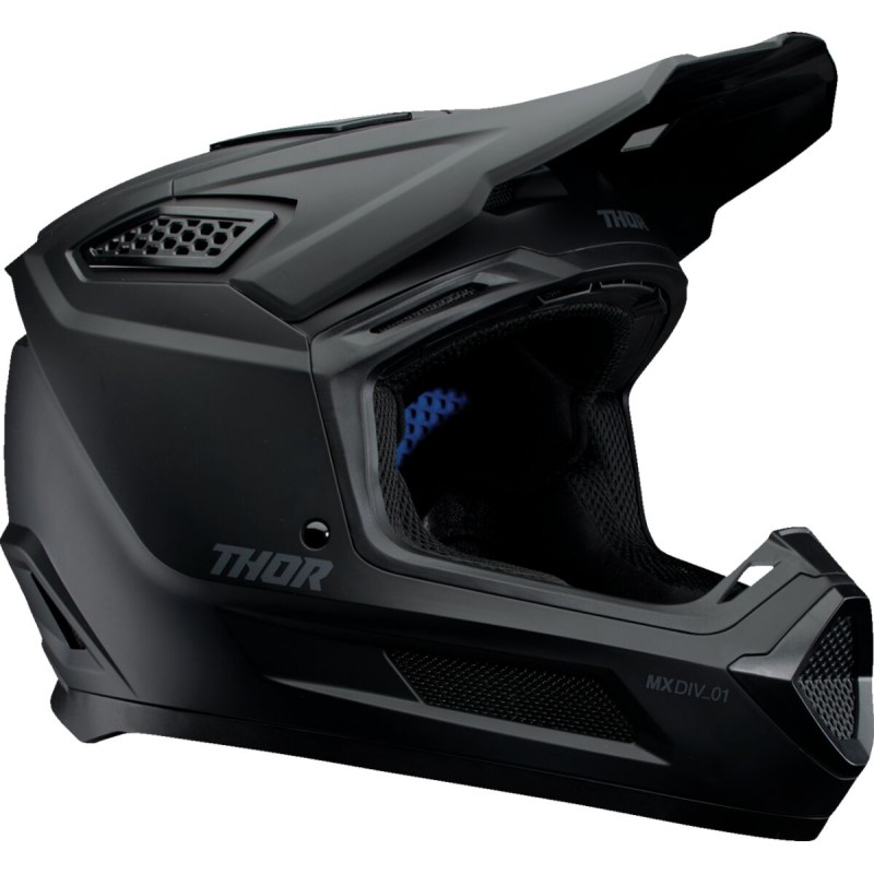 Casco Thor Fleet Blackout negro mate