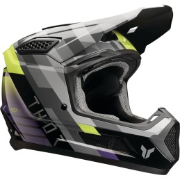 Casco Thor Fleet Camber negro / púrpura