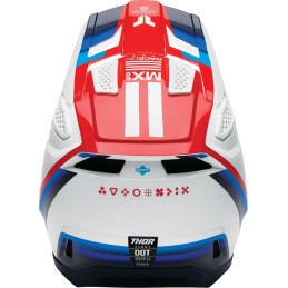 Casco Thor Fleet Defy blanco / rojo / azul
