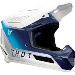 Casco Thor Fleet Storm blanco / azul marino